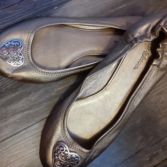 Brighton Shoes - Brighton Ballet Flat shoe gold 10 HP💕🎁💕